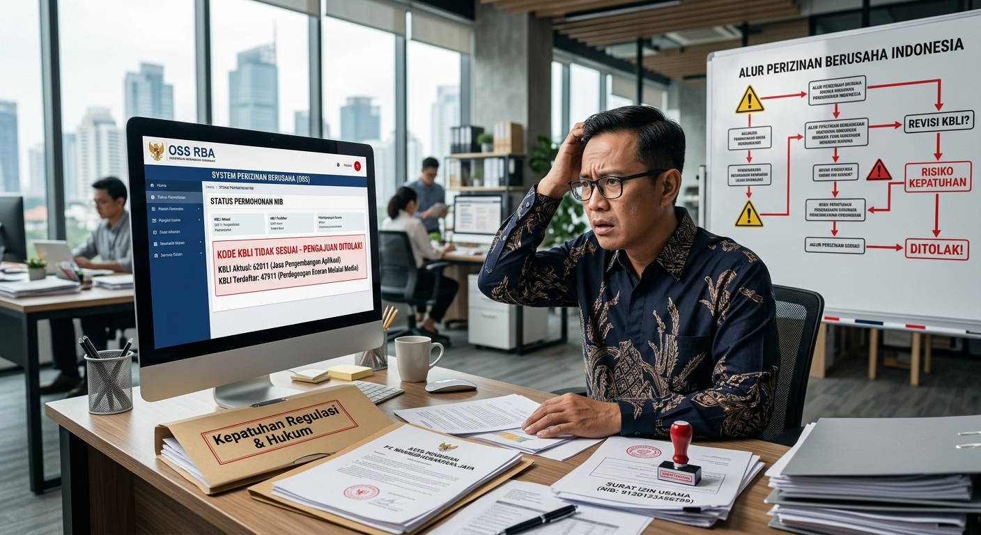 Kesalahan memilih KBLI