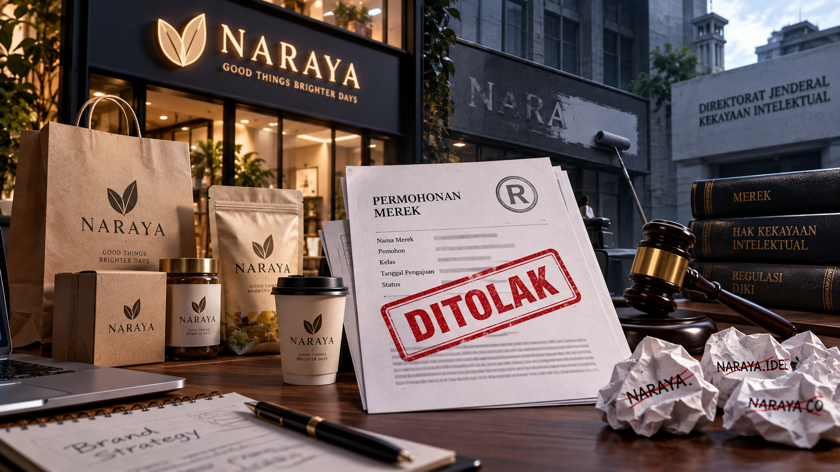 Merek ditolak