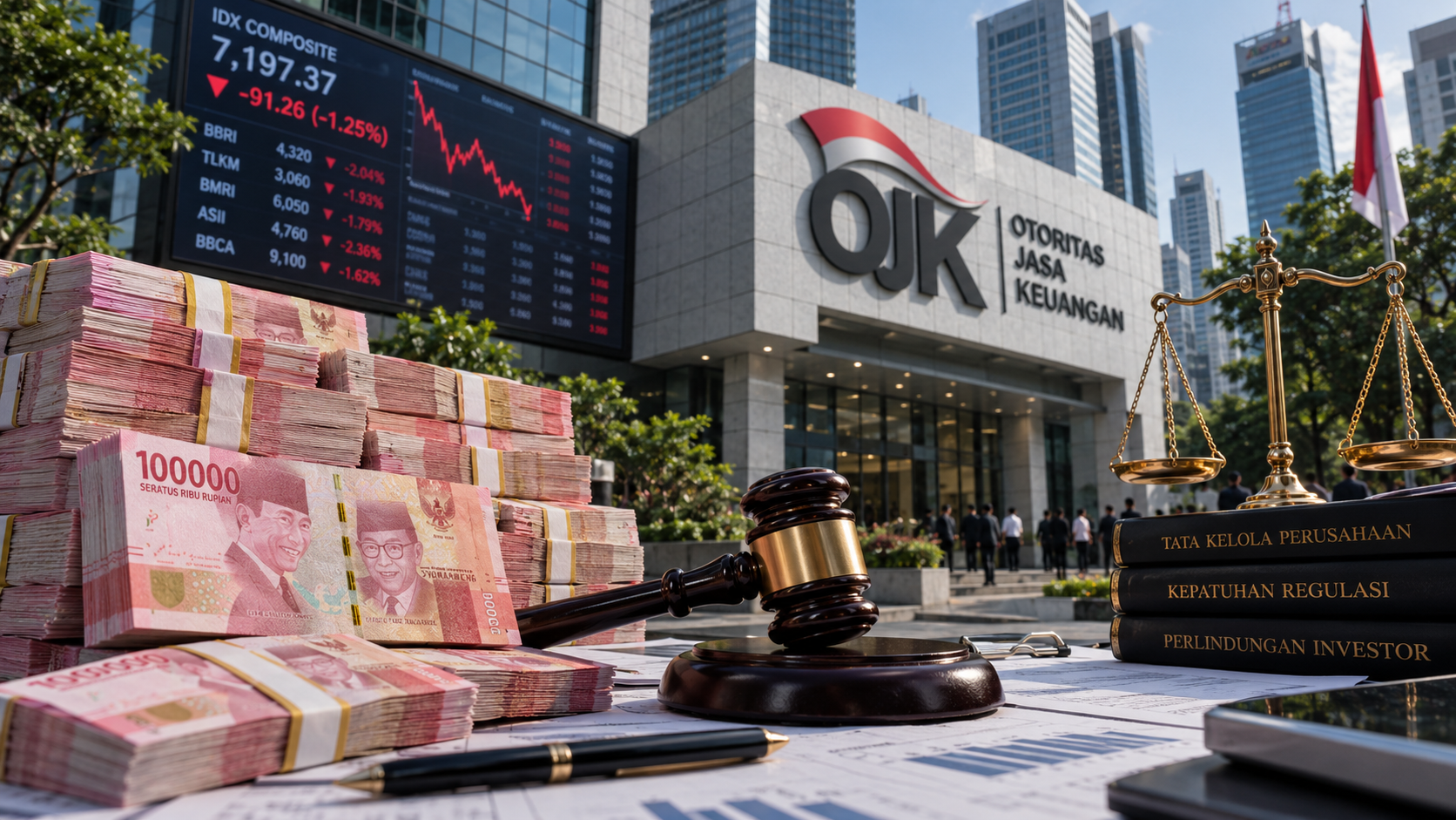denda OJK Rp2,1 triliun
